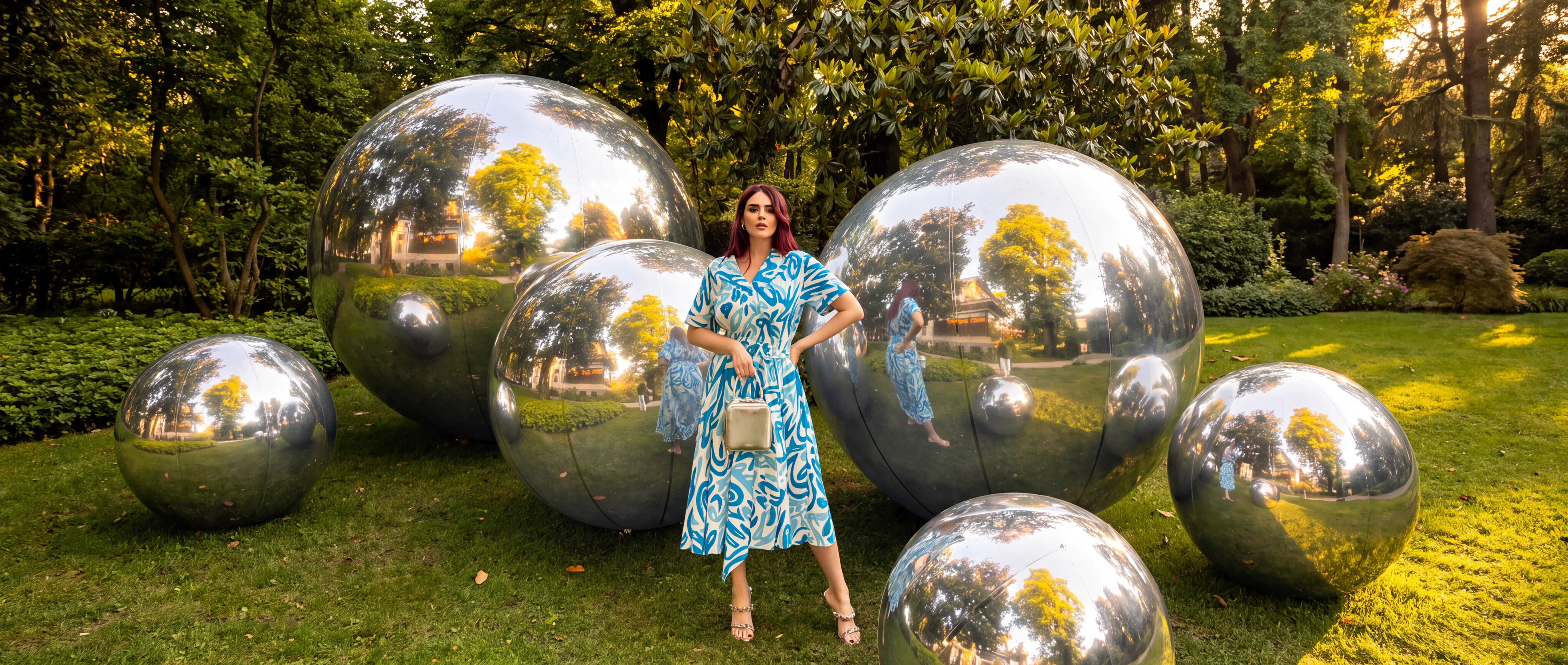 Mirror Balls x Marina Rinaldi Max Mara, Villa Necchi Campiglio